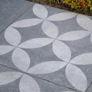 SB Keramisch Tegel Blue Label 20MM Graphite DECOR 100x100x2cm A. van Elk BV